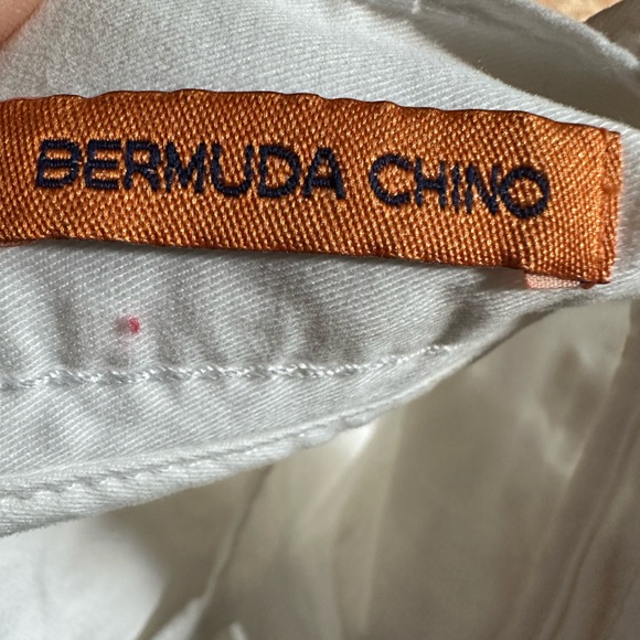 Tory Burch NWT white Bermuda Chino long shorts 25 logo buttons multiple pockets* - Picture 11 of 11